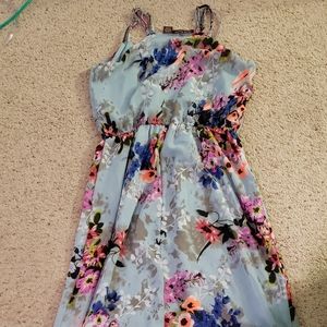 Speed control blue floral maxi dress, M.